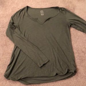 Green long sleeve soft
